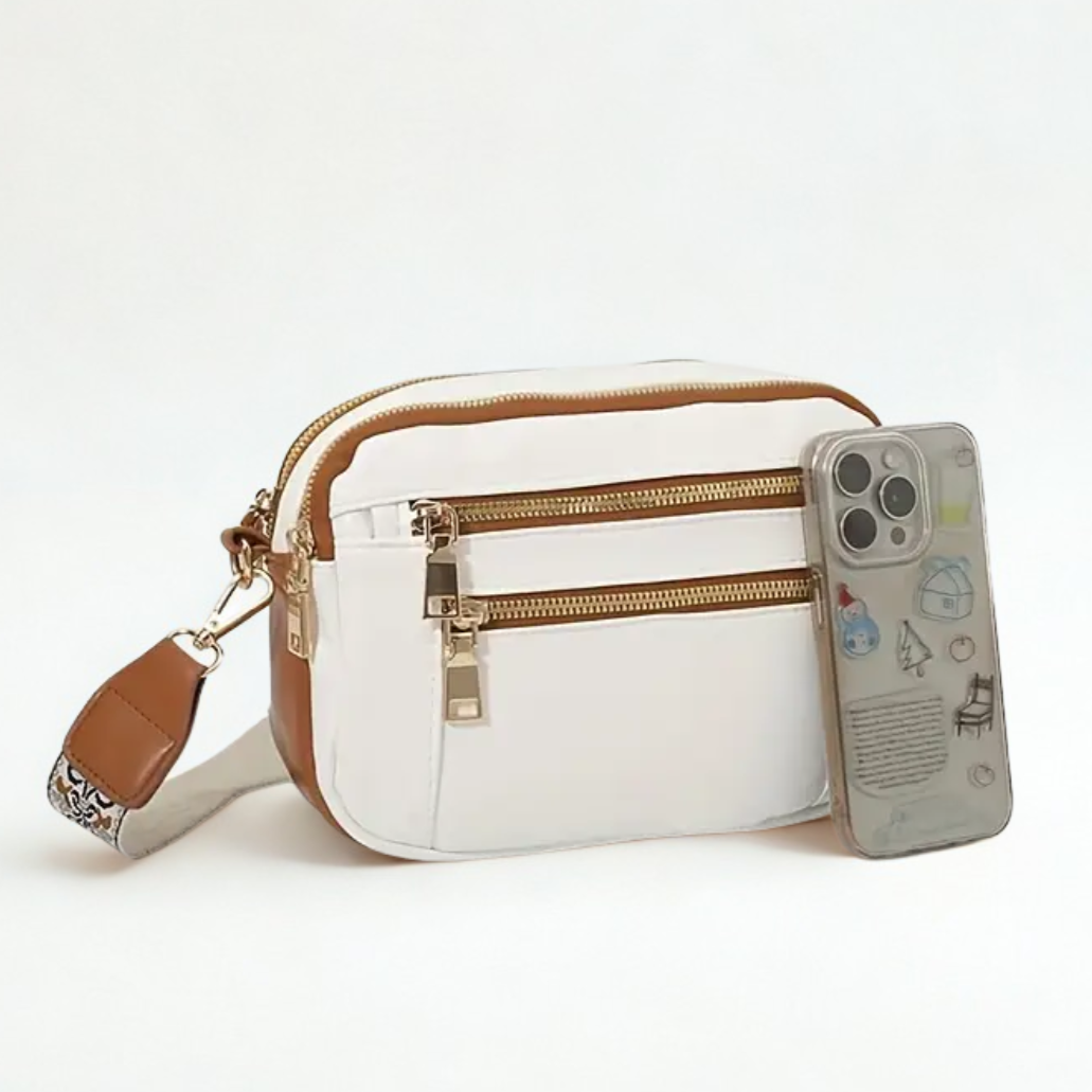 Pattern Strap Crossbody Bag