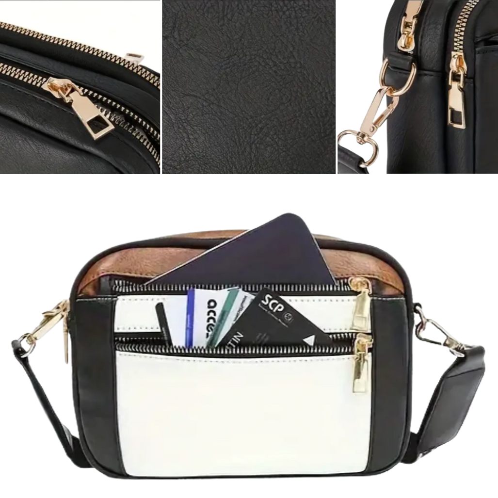 Pattern Strap Crossbody Bag