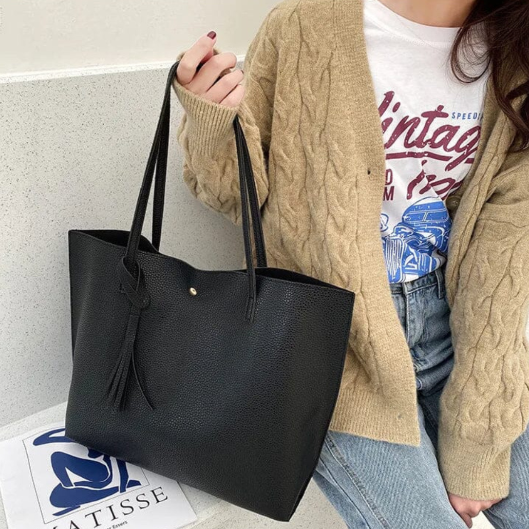 Timeless Leather Shoulder Bag