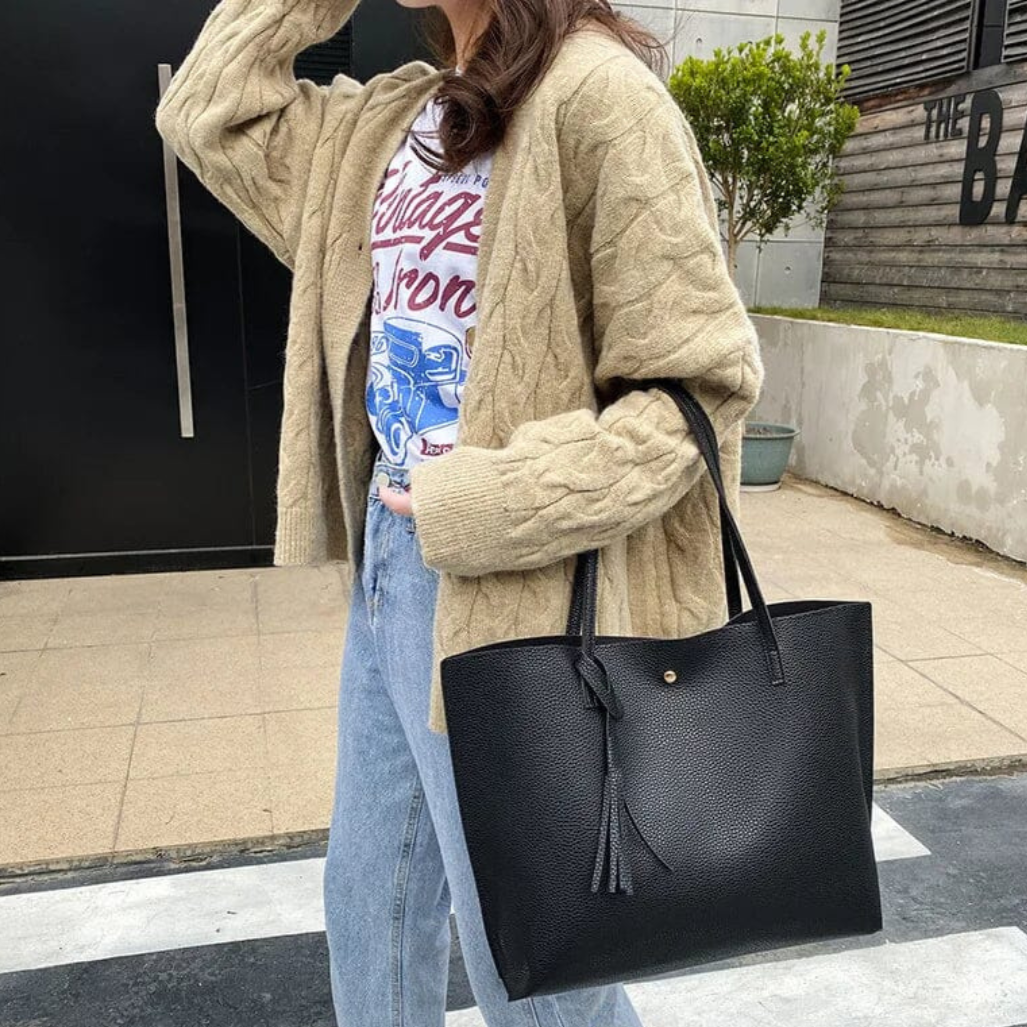 Timeless Leather Shoulder Bag
