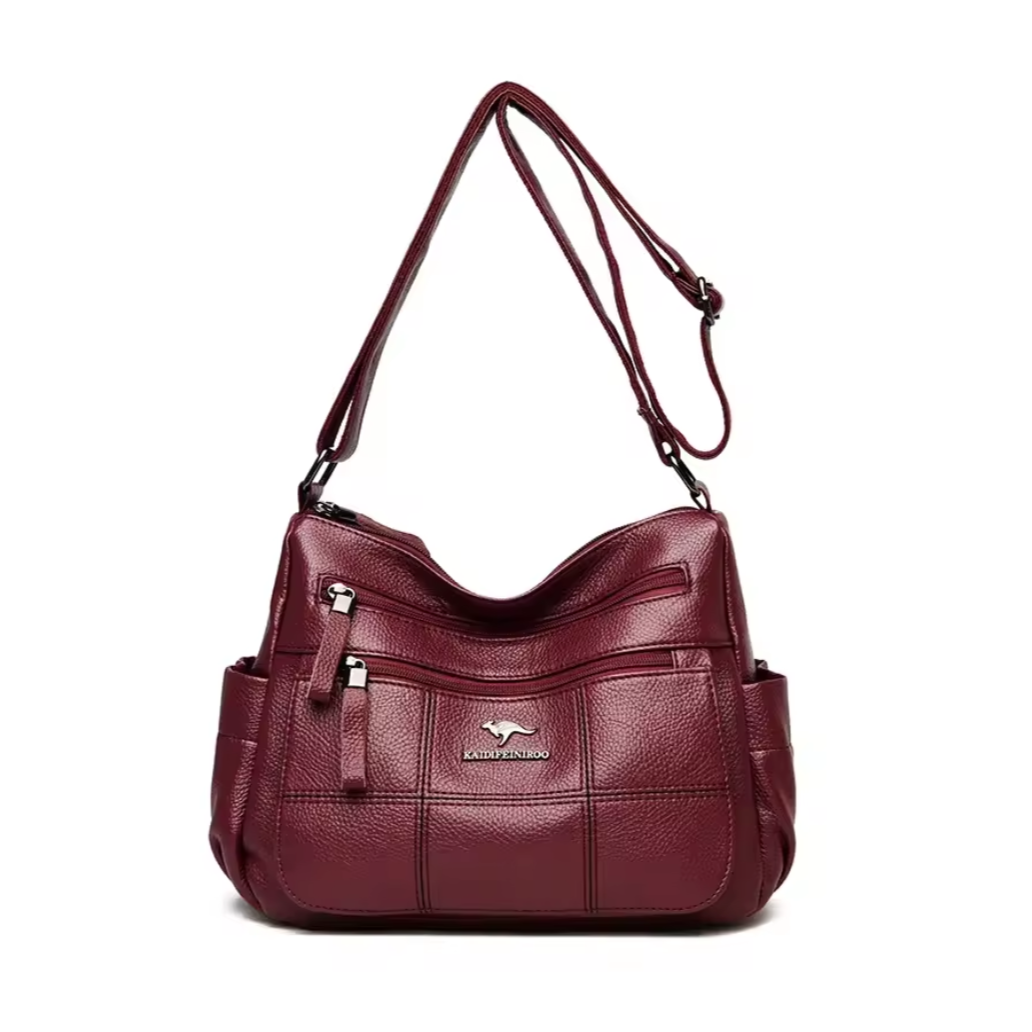 Soft Zip Shoulder Bag