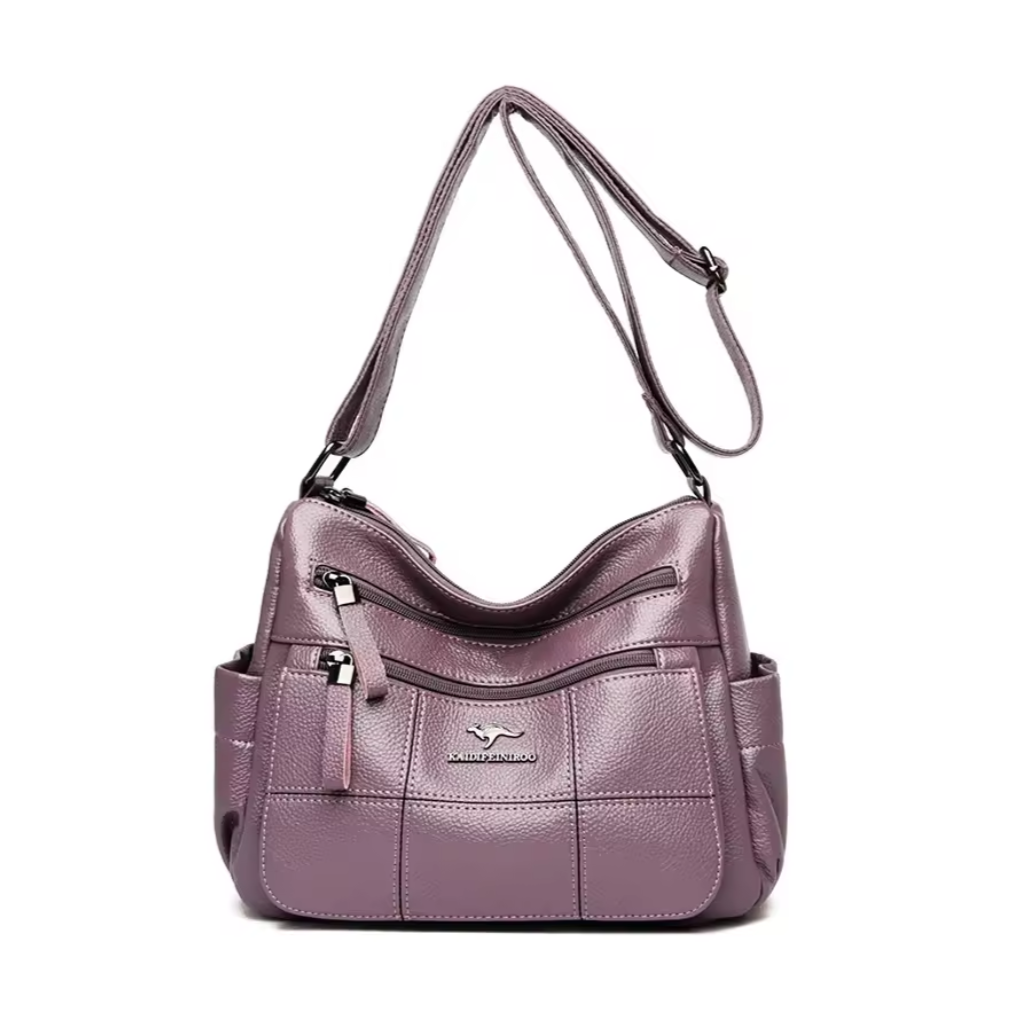 Soft Zip Shoulder Bag