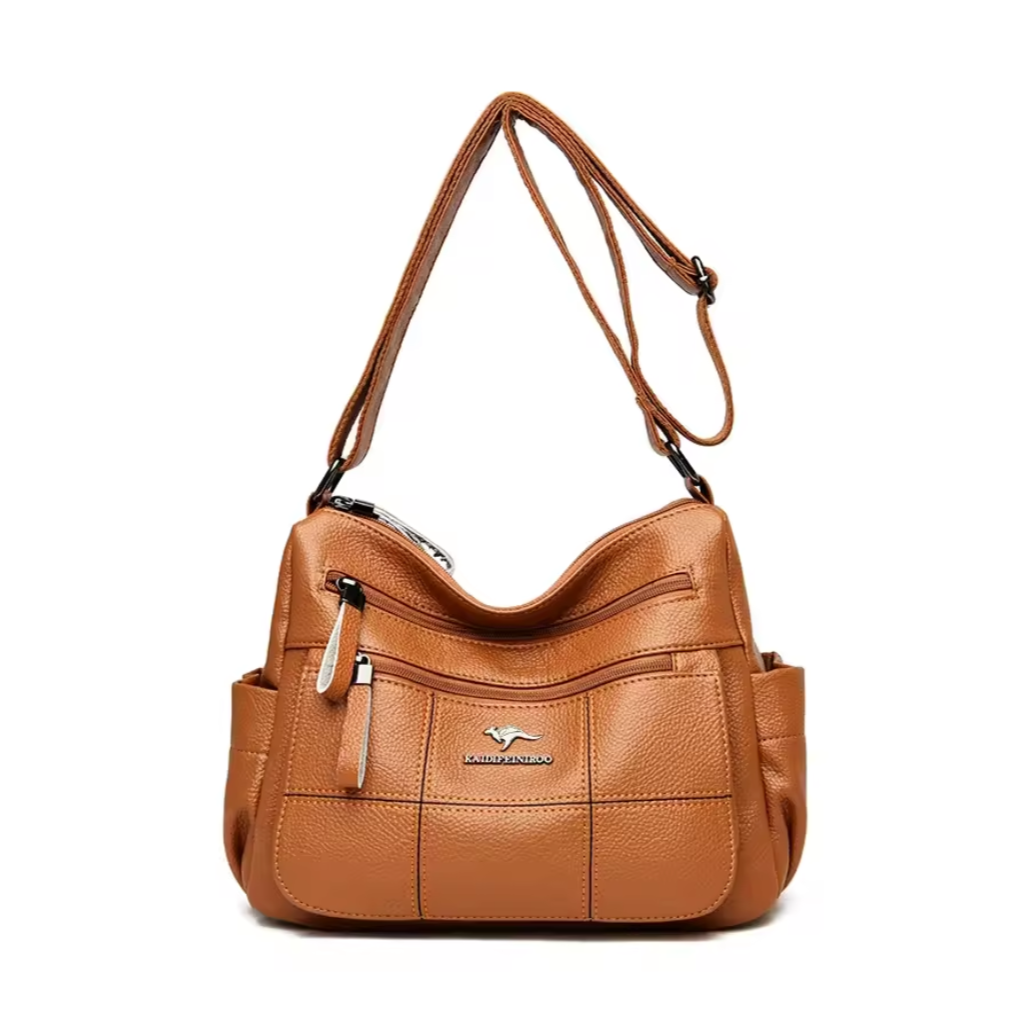 Soft Zip Shoulder Bag