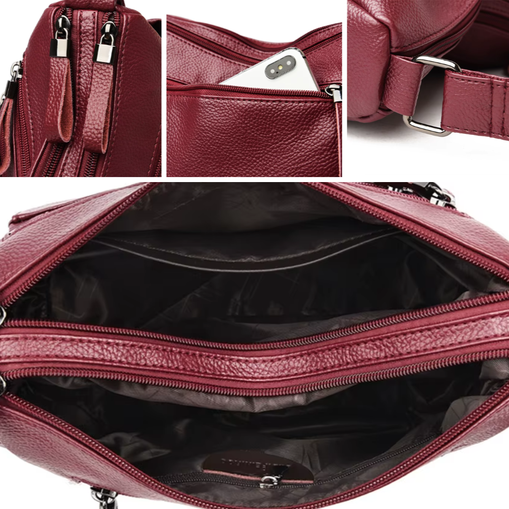 Soft Zip Shoulder Bag