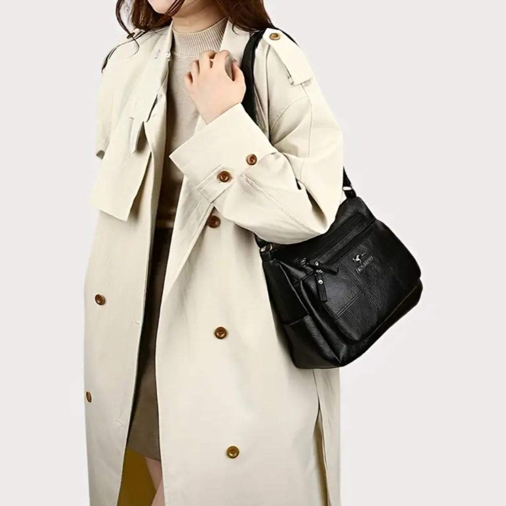 Soft Zip Shoulder Bag