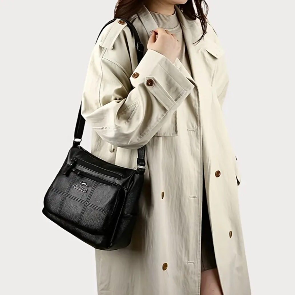 Soft Zip Shoulder Bag